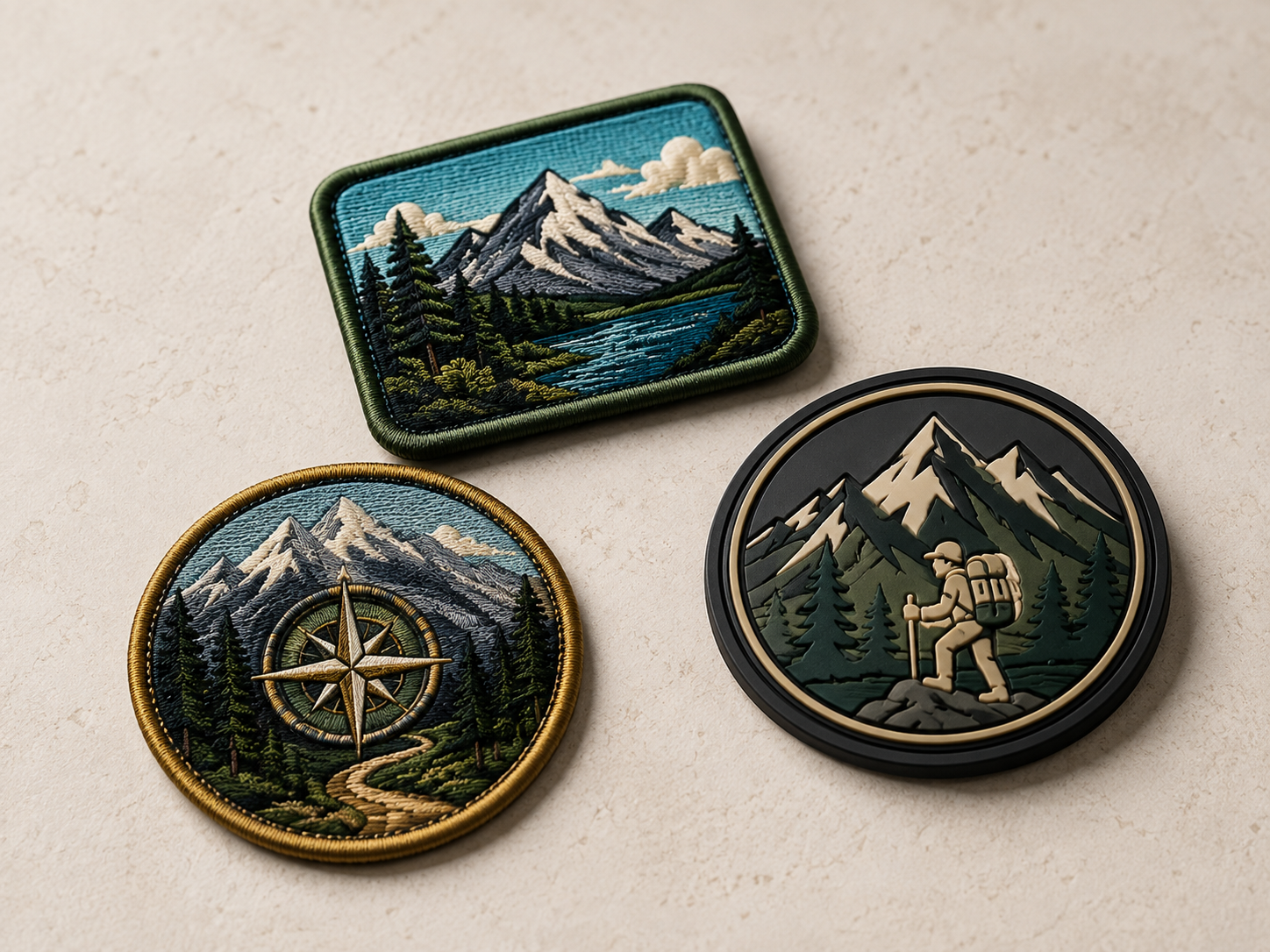 Custom embroidered and PVC patches